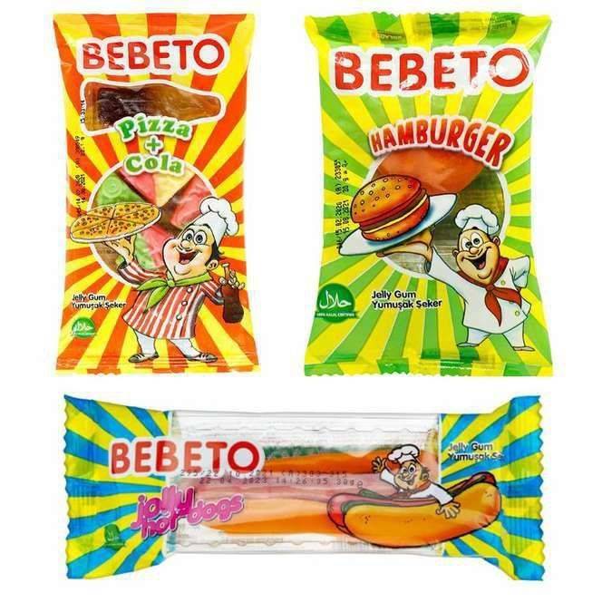 پاستیل فست فود BEBETO